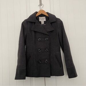American Rag Charcoal Grey Peacoat